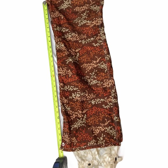 SPECIAL BLEND Snowboard Pants Brown Floral Women's - Picture 7 of 11